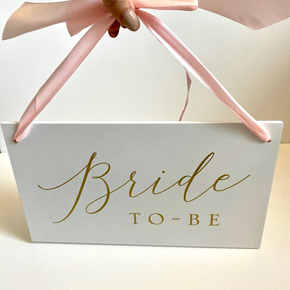 Bride-to-be and Mr. & Mrs. Signs